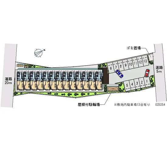 ★手数料０円★八王子市丹木町　月極駐車場（LP）